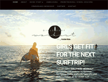 Tablet Screenshot of girlssurfworkout.com